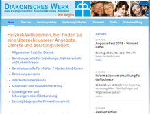 Tablet Screenshot of diakonie-koblenz.de